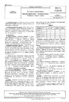 Przędza bawełniana, bawełnopodobna i mieszankowa - Wyznaczanie stopnia czystości BN-75/7530-01