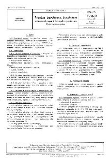 Przędza bawełniana, bawełniana mieszankowa i bawełnopodobna - Postanowienia ogólne BN-75/7531-01 Arkusz 00