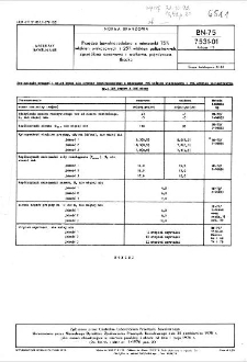 Przędza bawełnopodobna z mieszanki 75% włókien wiskozowych i 25% włókien poliestrowych, zgrzeblona osnowowa i wątkowa, pojedyncza, tkacka BN-75/7531-01 Arkusz 13