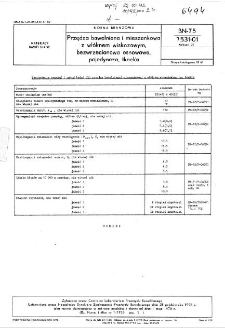 Przędza bawełniana i mieszankowa z włóknem wiskozowym, bezwrzecionowa osnowowa, pojedyncza, tkacka BN-75/7531-01 Arkusz 21