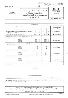 Przędza zgrzebno-paskowa tkacka wątkowa bawełniana i bawełnopodobna z mieszanek grupy M 6 BN-78/7531-05 Arkusz 06