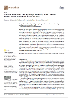 Novel Composites of Poly(vinyl chloride) with Carbon Fibre/Carbon Nanotube Hybrid Filler