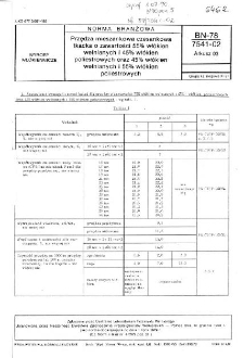 Przędza mieszankowa czesankowa tkacka o zawartości 55% włókien wełnianych i 45% włókien poliestrowych oraz 45% włókien wełnianych i 55% włókien poliestrowych BN-78/7541-02 Arkusz 03