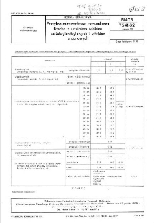 Przędza mieszankowa czesankowa tkacka z udziałem włókien poliakrylonitrylowych i włókien argonowych BN-78/7541-02 Arkusz 09