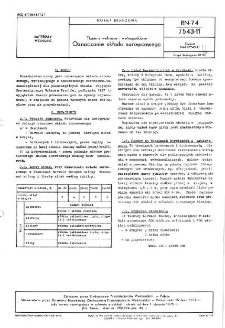 Tkaniny wełniane i wełnopodobne - Oznaczanie składu surowcowego BN-74/7543-11