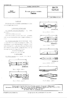 Elementy mocujące namiotów - Śledzie BN-79/7675-01