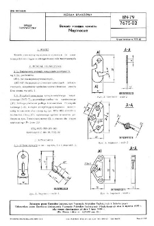 Elementy mocujące namiotów - Napinacze BN-79/7675-02