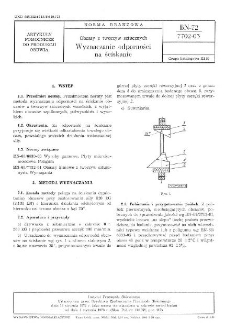 Obcasy z tworzyw sztucznych - Wyznaczanie odporności na ściskanie BN-72/7702-03