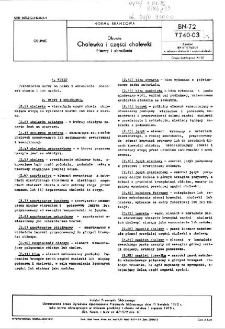 Obuwie - Cholewka i części cholewki - Nazwy i określenia BN-72/7740-03