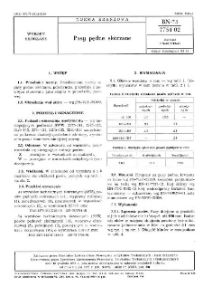 Pasy pędne skórzane BN-75/7754-02