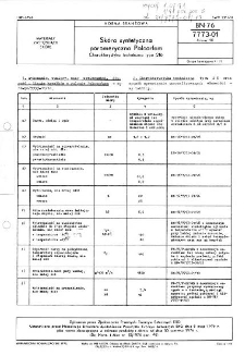 Skóra syntetyczna poromeryczna Polcorfam - Charakterystyka techniczna typu 216 BN-76/7773-01 Arkusz 18