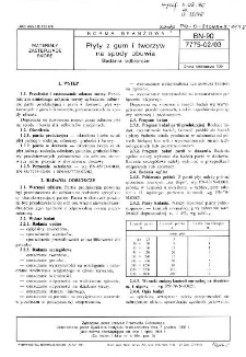 Płyty z gum i tworzyw na spody obuwia - Badania odbiorcze BN-90/7775-02/03