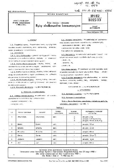 Ryby świeże i mrożone - Ryby słodkowodne konsumpcyjne BN-82/8022-03