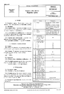 Przetwory rybne uboczne - Mączka rybna BN-82/8028-04