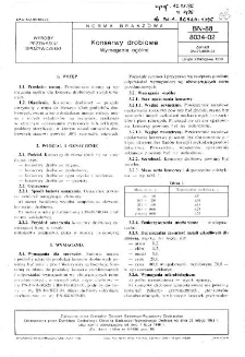 Konserwy drobiowe - Wymagania ogólne BN-88/8034-02