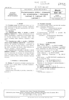 Humanizowane mleko i mieszanki dla wcześniaków i niemowląt Laktowit 0, Laktowit OF, Laktowit I BN-81/8041-04