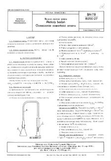 Tłuszcze roślinne jadalne - Metody badań - Oznaczanie zawartości arsenu BN-78/8050-27