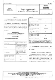 Tłuszcz do paszowych preparatów mlekozastępczych BN-76/8053-12