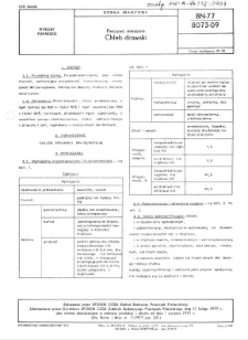 Pieczywo mieszane - Chleb drawski BN-77/8073-09