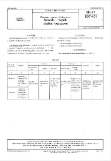 Pieczywo pszenne półcukiernicze - Bułeczki i rogaliki słodkie tłuszczowe BN-77/8074-01