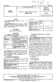 Pieczywo i wyroby piekarskie pozostałe - Bułka tarta BN-76/8079-01