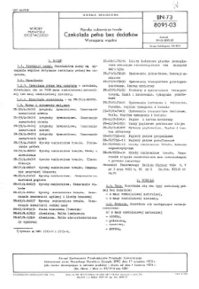 Wyroby cukiernicze trwałe - Czekolada pełna bez dodatków - Wymagania wspólne BN-73/8095-03