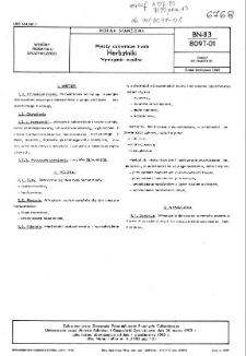 Wyroby cukiernicze trwałe - Herbatniki - Wymagania wspólne BN-83/8097-01