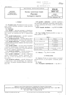 Wyroby cukiernicze trwałe - Pierniki - Wymagania wspólne BN-80/8097-03