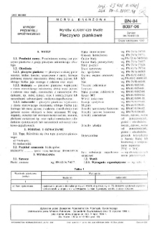 Wyroby cukiernicze trwałe - Pieczywo piankowe BN-84/8097-06