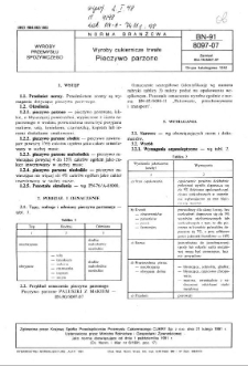 Wyroby cukiernicze trwałe - Pieczywo parzone BN-91/8097-07