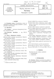 Wyroby cukiernicze trwałe - Suchary - Wymagania wspólne BN-71/8097-10