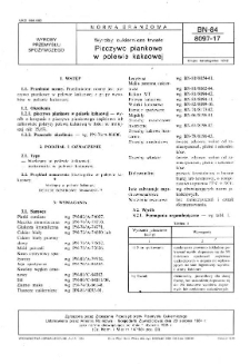 Wyroby cukiernicze trwałe - Pieczywo piankowe w polewie kakaowej BN-84/8097-17