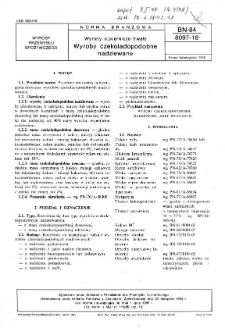 Wyroby cukiernicze trwałe - Wyroby czekoladopodobne nadziewane BN-84/8097-18