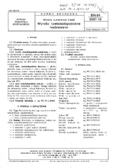 Wyroby cukiernicze trwałe - Wyroby czekoladopodobne nadziewane BN-84/8097-18