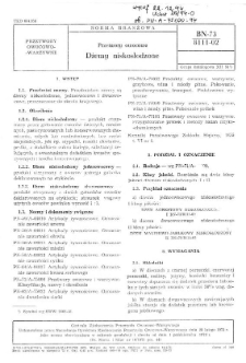 Przetwory owocowe - Dżemy niskosłodzone BN-73/8111-02