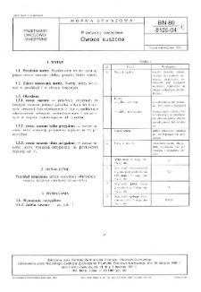 Przetwory owocowe - Owoce suszone BN-80/8125-04