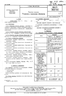 Przetwory owocowe - Przeciery owocowe słodzone BN-71/8127-04