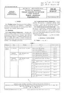 Koncentraty spożywcze - Odżywki specjalne dla niemowląt i dzieci starszych - Kaszki zbożowe błyskawiczne BN-86/8134-07