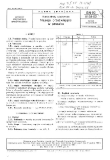 Koncentraty spożywcze - Napoje orzeźwiające w proszku BN-90/8138-02