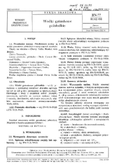 Wódki gatunkowe półsłodkie BN-77/8142-08