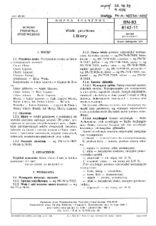 Wódki gatunkowe - Likiery BN-83/8142-11
