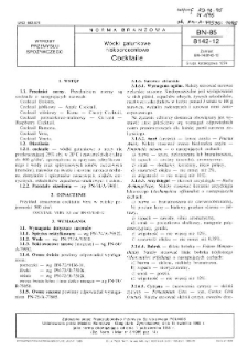Wódki gatunkowe niskoprocentowe - Coctaile BN-85/8142-12
