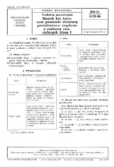 Produkcja garmażeryjna - Mostek bez kości oraz pozostałe elementy porozbiorowe uzyskane z rozbioru tusz cielęcych klasy I BN-71/8151-06