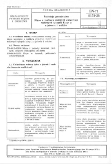 Produkcja garmażeryjna - Mięso z rozbioru świeżych ćwierćtusz wołowych tylnych klasy 2 z jałowic i wolców BN-71/8151-28