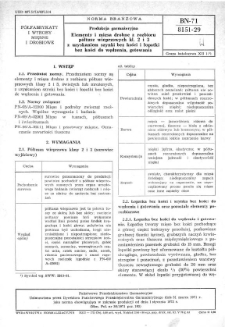 Produkcja garmażeryjna - Elementy i mięsa drobne z rozbioru półtusz wieprzowych kl. 2 i 3 z uzyskaniem szynki bez kości i łopatki bez kości do wędzenia, gotowania BN-71/8151-29