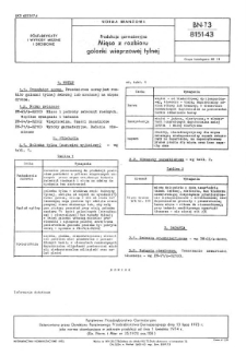 Produkcja garmażeryjna - Mięso z rozbioru golonki wieprzowej tylnej BN-73/8151-43