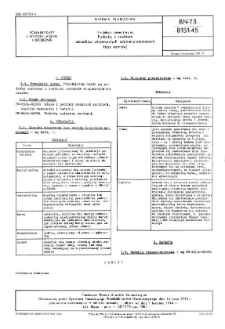 Produkcja garmażeryjna - Podroby z rozbioru ośrodków wieprzowych zdekompletowanych (bez ozorów) BN-73/8151-45