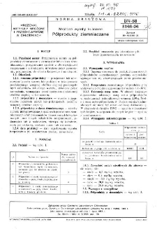 Mrożone wyroby kulinarne - Półprodukty ziemniaczane BN-88/8166-06
