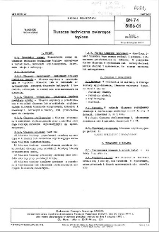 Tłuszcze techniczne zwierzęce topione BN-74/8186-01