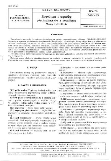 Rogożyna i wyroby plecionkarskie z rogożyny - Nazwy i określenia BN-74/8460-13